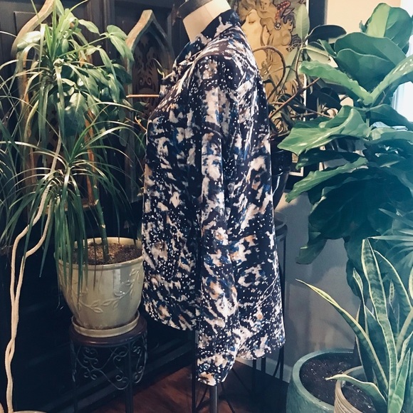 CAbi starry night chiffon Popover blouse - Picture 5 of 8